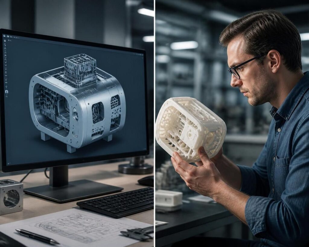 Comparison of virtual prototyping and physical prototyping for automotive design