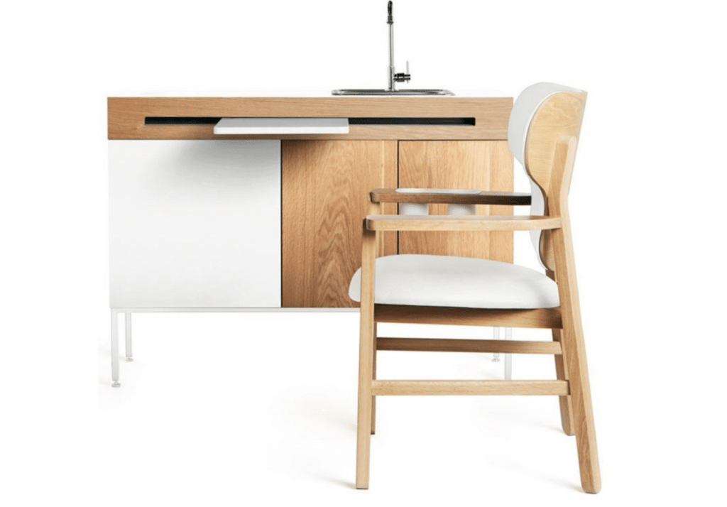 modern desk and chair set